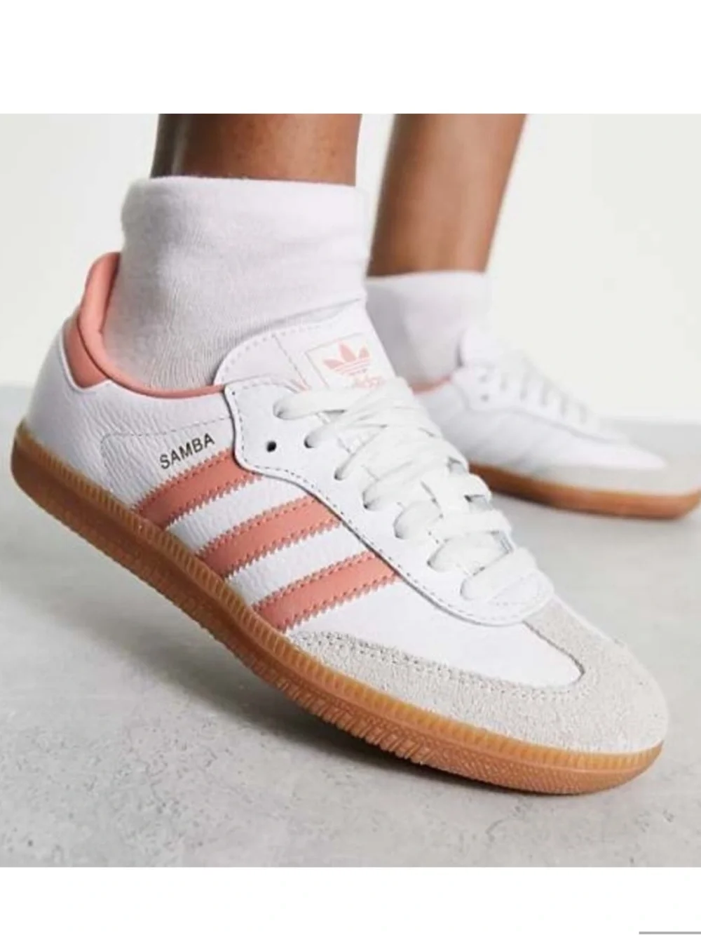 Adidas Samba OG White/Wonder Clay Sneakers